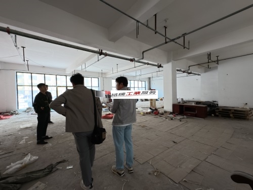 泾源设计装修公司|泾源枫乐餐厅设计装修项目现场勘察